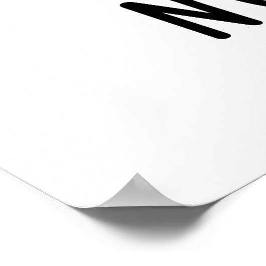 牛のフンはおもしろい要らない ポスター (角)