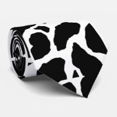 牛のプリントタイモダン：とEdgy ネクタイ (ロール)