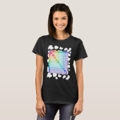 牛のプリント数学コスチュームアイディア子供と乗算 Tシャツ (正面フル)