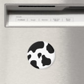 牛のプリント黒と白の斑模様 マグネット (インサイチュ (食洗機))