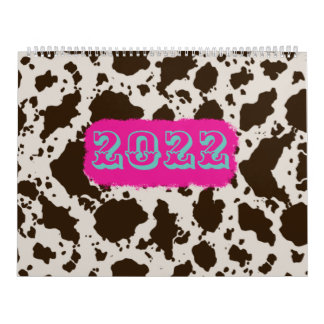 牛のプリント  カレンダー