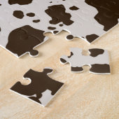 牛のプリント    ジグソーパズル (側面)