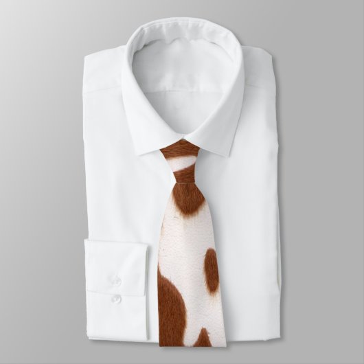 牛のプリント ネクタイ (タイ)