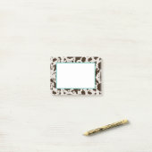 牛のプリント    ポストイット (デスク上)