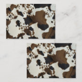 牛のプリント 名刺 (正面/裏面)