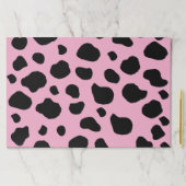 牛のプリント、牛のパターン、牛の斑点、ピンクの牛 ペーパーパッド (インサイチュ)