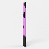 牛のプリント、牛のパターン、牛の斑点、ピンクの牛 Case-Mate iPhoneケース (裏面/右)