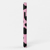 牛のプリント、牛のパターン、牛の斑点、ピンクの牛 Case-Mate iPhoneケース (裏面/右)