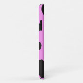 牛のプリント、牛のパターン、牛の斑点、ピンクの牛 Case-Mate iPhoneケース (裏面/右)