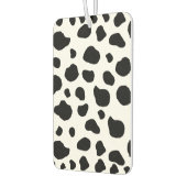 牛のプリント、牛のパターン、牛の斑点、白黒 カーエアーフレッシュナー (左)