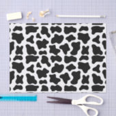 牛のプリント 薄葉紙 (クラフト)