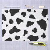 牛のプリント 薄葉紙 (クラフト)