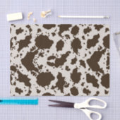 牛のプリント 薄葉紙 (クラフト)