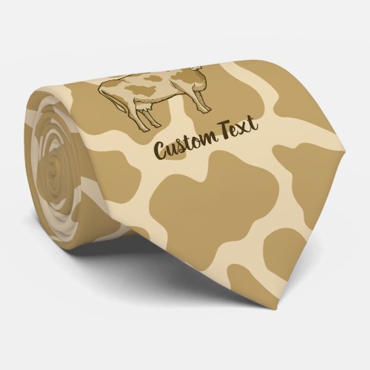 牛のプロファイルのネクタイ ネクタイ (ロール)