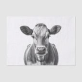 牛のポートレート 薄葉紙 (正面)