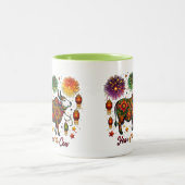 牛のマグの年 ツートーンマグカップ (中央)