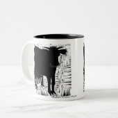 牛のマグ ツートーンマグカップ (正面左)