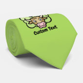 牛のメタン漫画のネクタイ ネクタイ (ロール)
