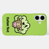 牛のメタン漫画 Case-Mate iPhoneケース (裏面 (横))