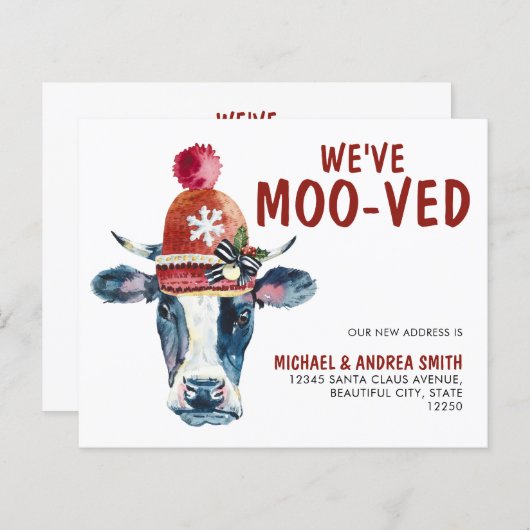 牛のモー休日の動きを伝える (正面/裏面)