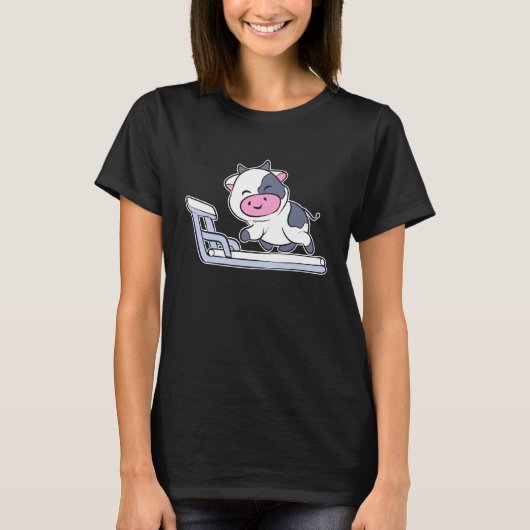 牛のランナーまたはアスリート Tシャツ (正面)