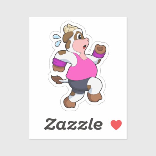 牛のランニング シール (シート)