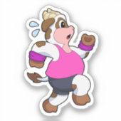 牛のランニング シール (正面)