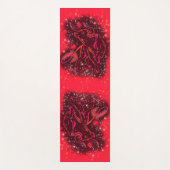 牛のランニングAt Red Starry Night Yoga Mat ヨガマット (正面)