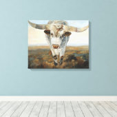 牛のランブリンオン キャンバスプリント (インサイチュ (ウッドフロア))