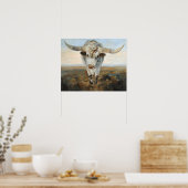 牛のランブリンオン ポスター (キッチン)