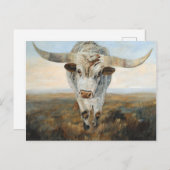 牛のランブリンオン ポストカード (正面/裏面)