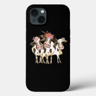 牛のリースおもしろい群れ牛の愛好家が所有する農家G iPhone 13ケース