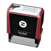 牛のロゴ自己インク差出人住所スタンプ セルフインキングスタンプ (商品)