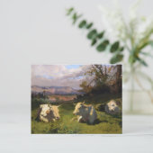 『牛の休息』 ポストカード (スタンド正面)