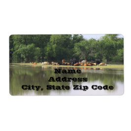 牛の住所 シール