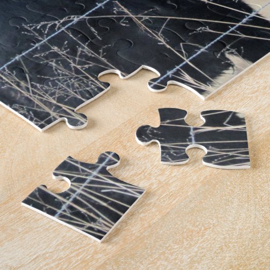 牛の傍観者 ジグソーパズル (側面)