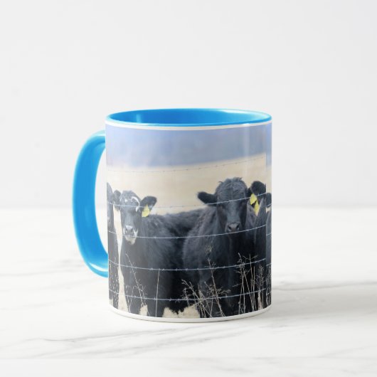 牛の傍観者 マグカップ (正面左)