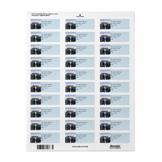 牛の傍観者 ラベル (フルシート)