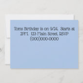 牛の傍観者 招待状 (裏面)