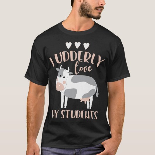 牛の先生 Tシャツ (正面)