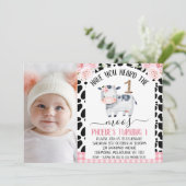 牛の写真はMoosの最初の誕生日を聞いたことがある 招待状 (スタンド正面)