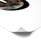 牛の写真ロゴと牛、 ポスター (コーナー)