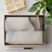 牛の冬のクリスマスウォーターの色 薄葉紙 (ギフト)