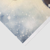 牛の冬のクリスマスウォーターの色 薄葉紙 (詳細)