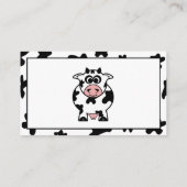 牛の名刺 名刺 (裏面)