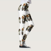 牛の名前写真ロゴと牛、 レギンス (右)