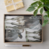 牛の国の白と黒の斑点 薄葉紙 (ギフト)