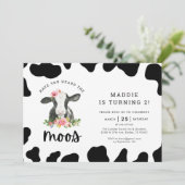 牛の女の子の母親の2番目の誕生日を聞いた 招待状 (スタンド正面)