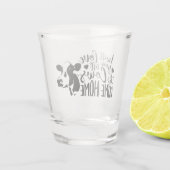 牛の家の書家まで愛来しよう ショットグラス (裏面)