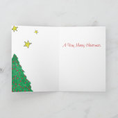 牛の家来にクリスマス シーズンカード (内部)